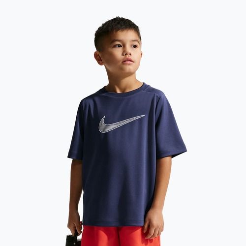 Maglietta per bambini Nike Multi Dri-Fit midnight navy/white