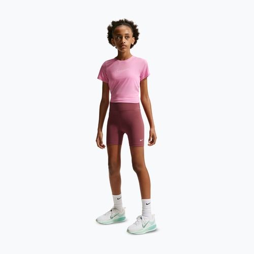 Pantaloncini bambini Nike One pink smoke/white