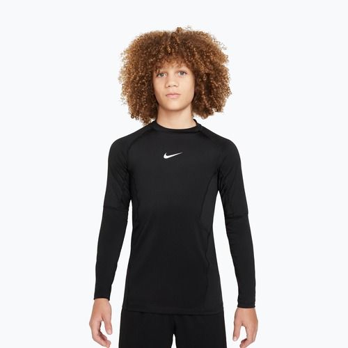 Longsleeve per bambini Nike Pro Dri-Fit black/white