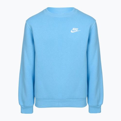 Felpa bambini Nike Sportswear Club Fleece football blue/white