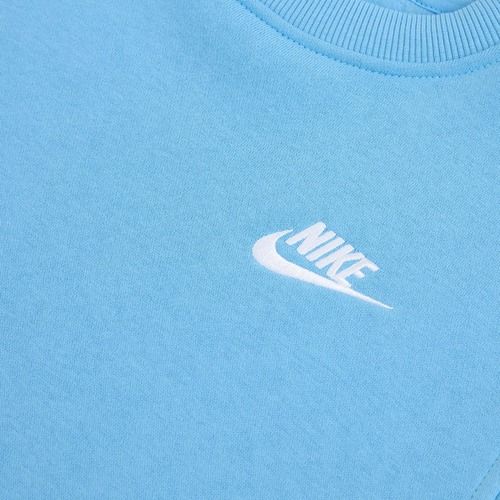 Felpa bambini Nike Sportswear Club Fleece football blue/white