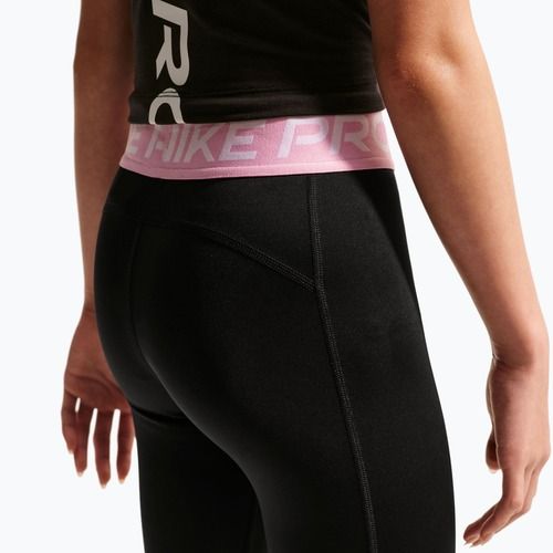 Leggings per bambini Nike Pro Dri-FIT black/pink rise/white