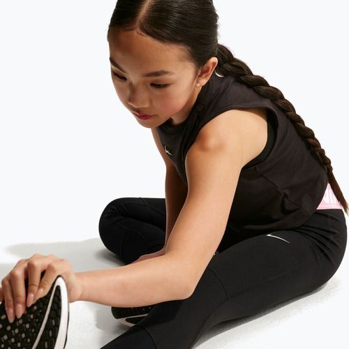 Leggings per bambini Nike Pro Dri-FIT black/pink rise/white