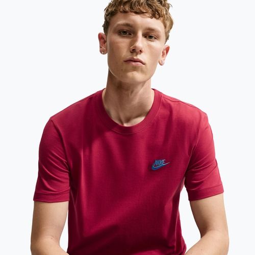 T-shirt da uomo Nike Sportswear Club tough red/football blue