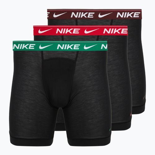 Boxer da uomo Nike Dri-FIT Ultra Comfort Long 3 pack gray
