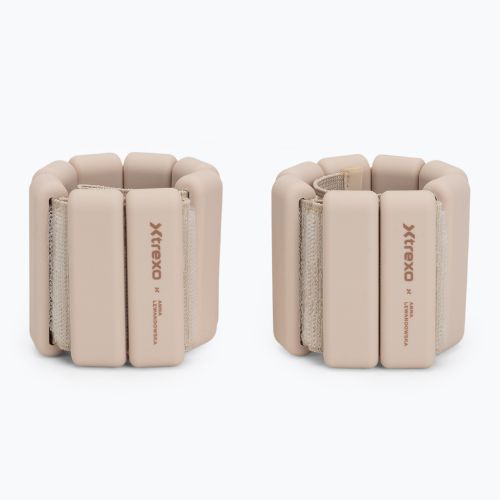 Cavigliere e polsiere con peso XTREXO x Anna Lewandowska Bangles 205 Beige
