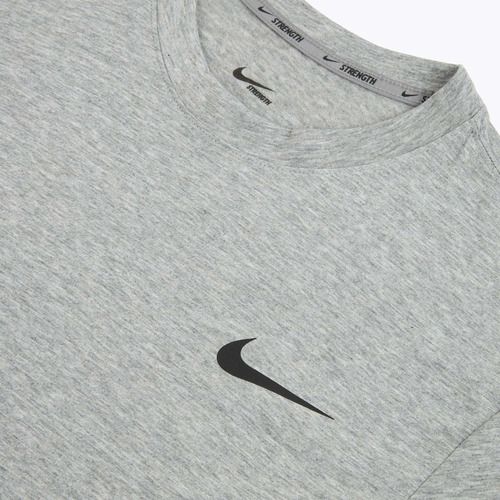 Maglia training da uomo Nike Strength S&C Dri-Fit heather grey/black
