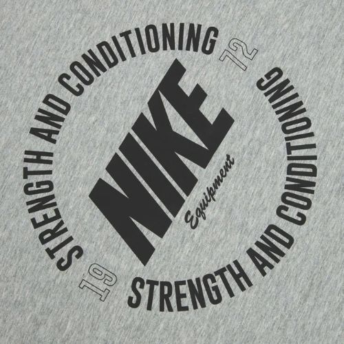Maglia training da uomo Nike Strength S&C Dri-Fit heather grey/black