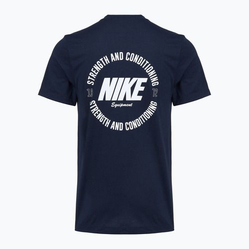 Maglia training da uomo Nike Strength S&C Dri-Fit navy/white