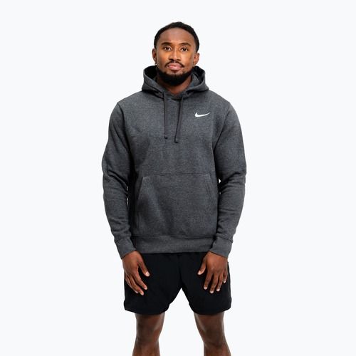 Felpa da uomo Nike Strength S&C Hoodie charcoal/white