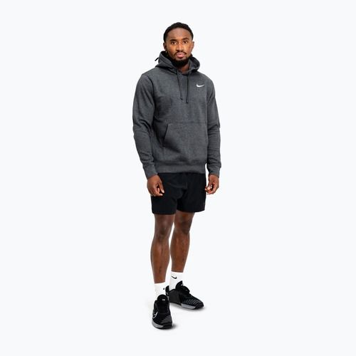 Felpa da uomo Nike Strength S&C Hoodie charcoal/white