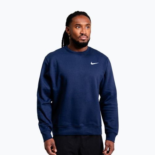 Felpa da uomo Nike Strength S&C Crewneck navy/white