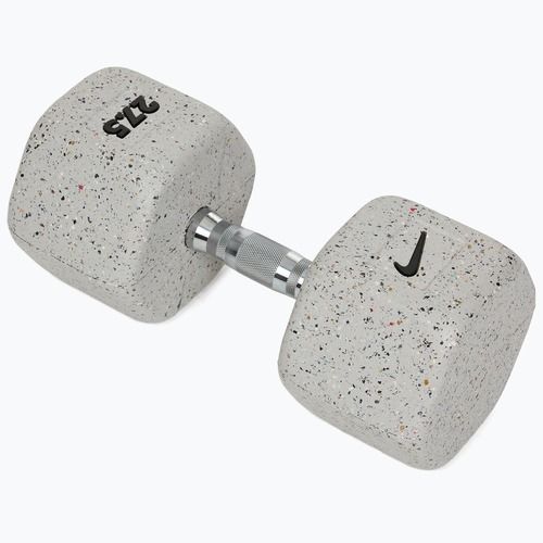 Manubrio gommato Nike Strength Grind Dumbbell 27,5 kg wolf grey