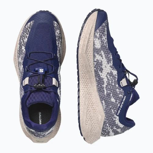Scarpe da corsa uomo Salomon Aero Glide 4 GRVL maritime blue/silver cloud