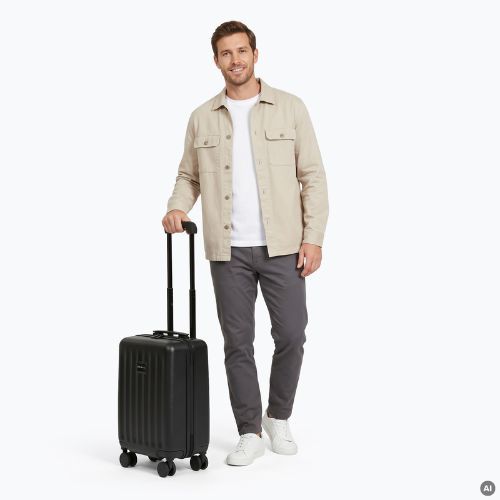 Valigia da viaggio per cabina Kadva Domingo Black