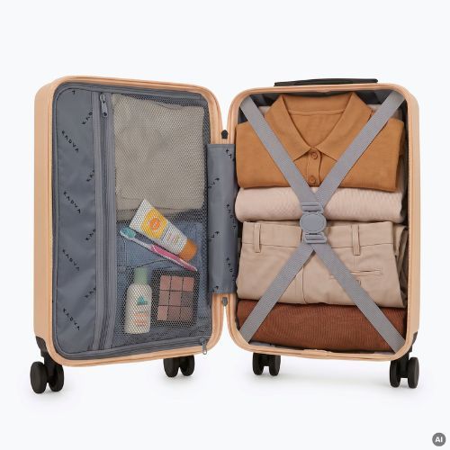 Valigia da viaggio per cabina Kadva Domingo Pink