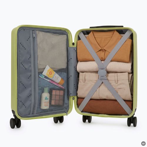 Valigia da viaggio per cabina Kadva Domingo Lime