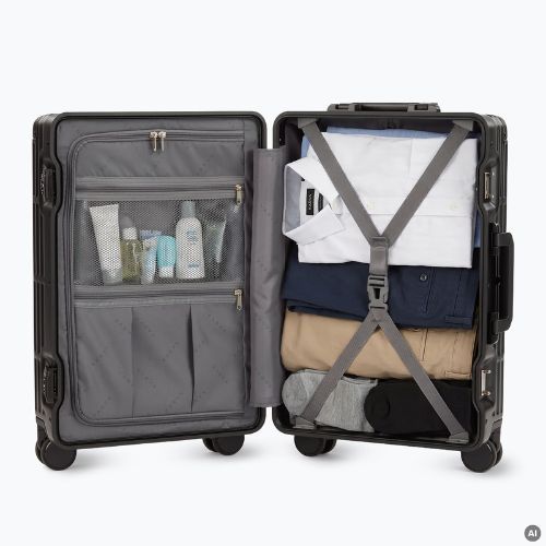 Valigia da viaggio media Kadva Tigre 64l Black