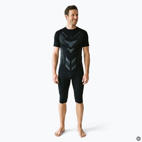 Completo intimo termico da uomo KADVA Alpinestep Thermo SH Light Plus Set Black