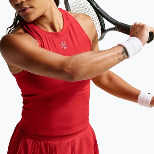 Maglietta da tennis per bambini Nike Court Advantage university red/white