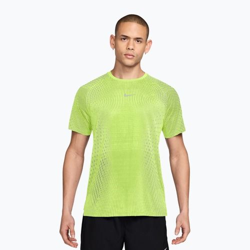 Maglia da corsa da uomo Nike Stride Aero-FIT light lemon twist