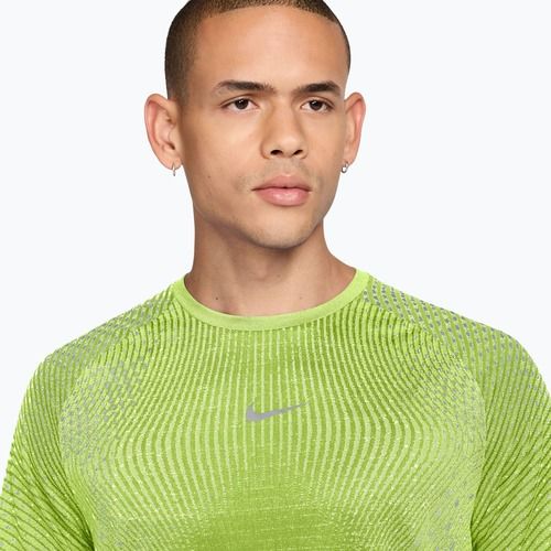 Maglia da corsa da uomo Nike Stride Aero-FIT light lemon twist