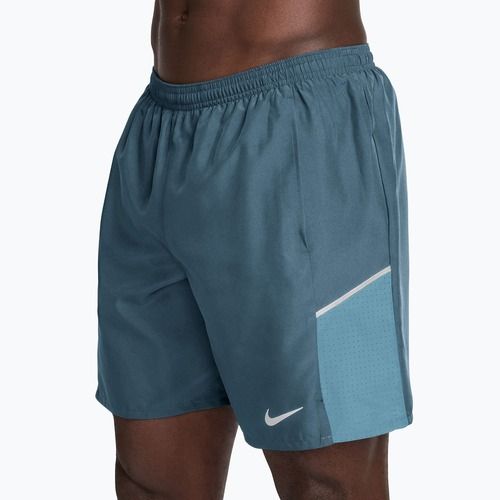 Pantaloncini da corsa da uomo Nike Miler Dri-Fit 2in1 7" smokey blue/cerulean