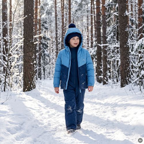 Giacca imbottita per bambini Kadva Zippi KDG WP 5K/3K blu