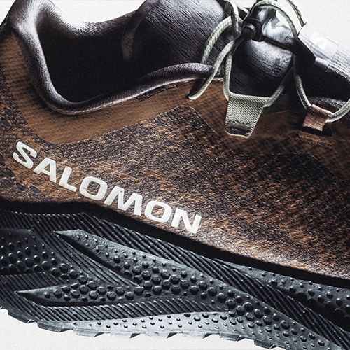 Scarpe da corsa uomo Salomon Aero Glide 4 GRVL burro/black