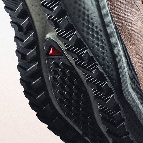 Scarpe da corsa uomo Salomon Aero Blaze 4 GRVL burro/vanilla ice