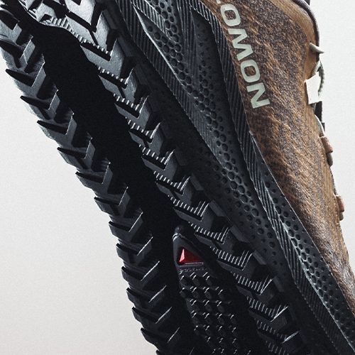 Scarpe da corsa uomo Salomon Aero Glide 4 GRVL burro/black