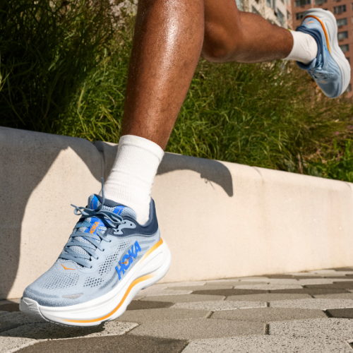 Scarpe da corsa da donna HOKA Bondi 9 frost/sunflower