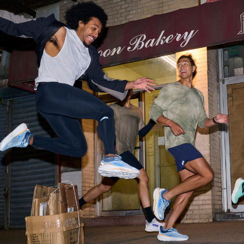 Scarpe da corsa da donna HOKA Bondi 9 aster flower/starlight glow