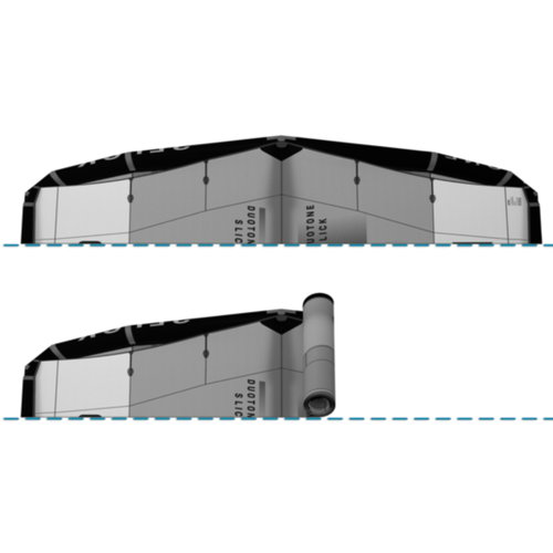 DUOTONE Wing Slick (CN) menta/foglio alare grigio