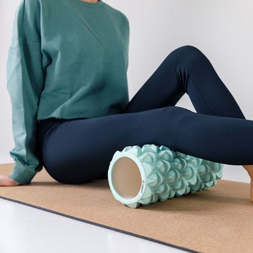 Rullo massaggiante TREXO EVA PVC verde