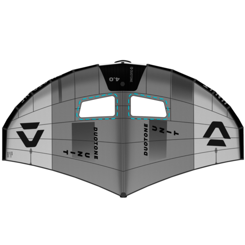 Aletta DUOTONE Foil Slick viola/grigio