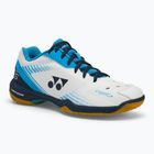 Scarpe da badminton da uomo YONEX 65 Z3 bianco/blu oceano