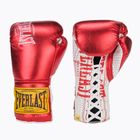 Everlast Fight Guantoni da boxe in pelle rossi