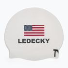 TYR Ledecky Cuffia in silicone bianca