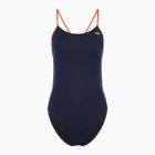 Costume intero donna TYR Hexa Cutoutfit navy/arancio