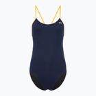 Costume intero donna TYR Hexa Cutoutfit navy/oro