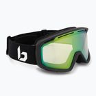Maschera da sci Bollé Y7 OTG Black matte/phantom green emerald photochromic