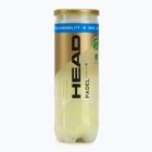 Palline da padel HEAD Padel Pro S+ 3 pz. giallo