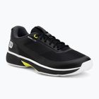 Scarpe da tennis da uomo Wilson Rush Lite 5 black/white/safety yellow