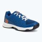 Scarpe da tennis per bambini Wilson Rush Pro Ace L Jr déjà vu blue/orange tiger/white