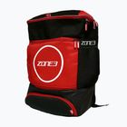ZONE3 Transition 40 l zaino da nuoto rosso/nero