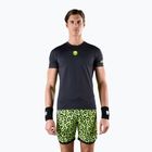 Camicia da tennis HYDROGEN Panther Tech Tee nero/giallo da uomo
