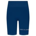 Pantaloncini da allenamento da donna Gym Glamour Push Up classici blu