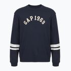 Felpa uomo GAP Logo Piping Crewneck blu navy