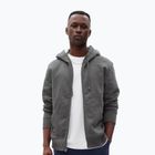 GAP Uomo Felpa con cappuccio full zip grigio erica